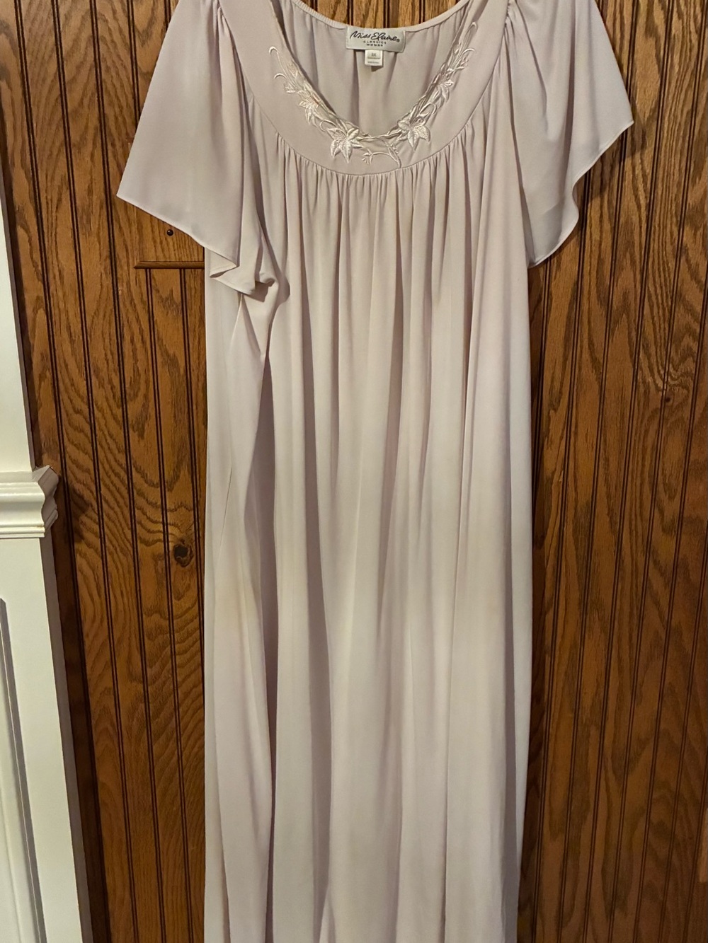 Miss Elaine Pale Pink Embroidered Nightgown